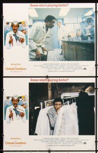 5r130 CRITICAL CONDITION 8 English LCs '87 directed by Michael Apted, wacky doctor Richard Pryor!