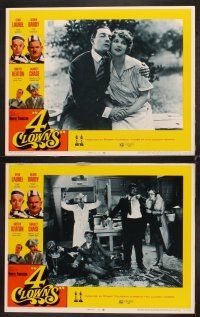 5r052 4 CLOWNS 8 LCs '70 Stan Laurel & Oliver Hardy, Buster Keaton, Charley Chase