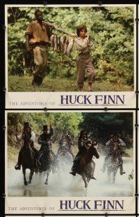 5r059 ADVENTURES OF HUCK FINN 8 LCs '93 Elijah Wood as Huckleberry, Courtney Vance as Jim!