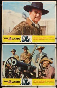 5r061 ALAMO 8 LCs R67 John Wayne & Richard Widmark in the War of Independence!