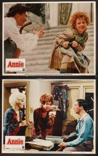 5r065 ANNIE 8 LCs '82 cute Aileen Quinn in the title role, Carol Burnett, Albert Finney!