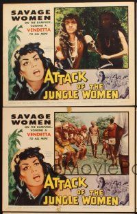 5r830 ATTACK OF THE JUNGLE WOMEN 5 LCs '59 sexy untamed women without morals or mercy!