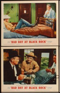 5r831 BAD DAY AT BLACK ROCK 5 LCs R62 Spencer Tracy tries to find out just what did happen to Kamoko