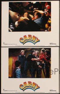 5r839 CARNY 5 LCs '80 Jodie Foster, Robbie Robertson, Gary Busey in carnival clown make up!