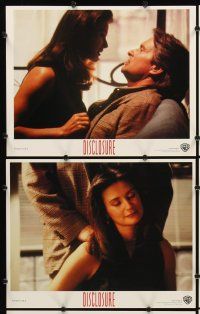 5r149 DISCLOSURE 8 LCs '94 Michael Douglas, sexy Demi Moore, directed by Barry Levinson!