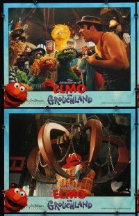 5r167 ELMO IN GROUCHLAND 8 LCs '99 Sesame Street Muppets, Mandy Patinkin, Vaness Williams