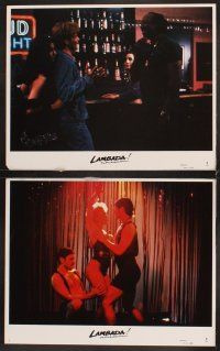 5r199 FORBIDDEN DANCE 8 int'l LCs '90 Laura Harring, Jeff James, Lambada dancing!