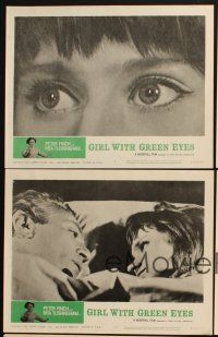 5r862 GIRL WITH GREEN EYES 5 LCs '64 pretty Rita Tushingham, Peter Finch, Redgrave