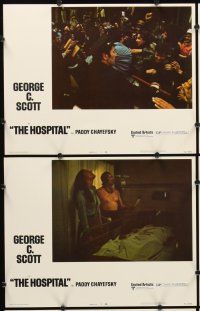 5r719 HOSPITAL 7 LCs '71 George C. Scott, Diana Rigg, written by Paddy Chayefsky!