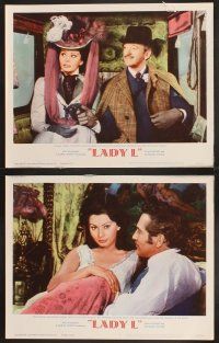 5r730 LADY L 7 LCs '66 Sophia Loren, Paul Newman, David Niven, directed by Peter Ustinov!