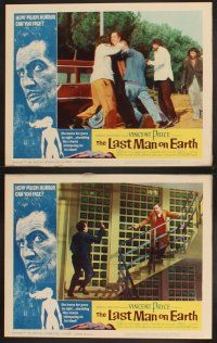 5r731 LAST MAN ON EARTH 7 LCs '64 AIP, Vincent Price is among the lifeless, vampires!