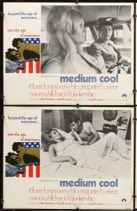 5r357 MEDIUM COOL 8 LCs '69 Haskell Wexler's X-rated 1960s counter-culture classic!