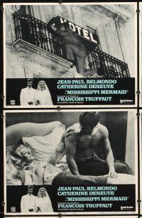 5r364 MISSISSIPPI MERMAID 8 LCs '70 Francois Truffaut's La Sirene du Mississippi, Belmondo, Deneuve