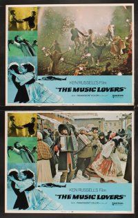 5r377 MUSIC LOVERS 8 LCs '71 Richard Chamberlain & Glenda Jackson, directed by Ken Russell!