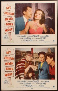 5r798 MY FRIEND IRMA GOES WEST 6 LCs '50 Dean Martin & Jerry Lewis with sexy Marie Wilson!
