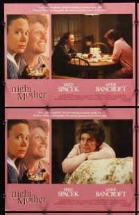 5r393 NIGHT MOTHER 8 English LCs '86 Sissy Spacek, Anne Bancroft, mother-daughter relationship!