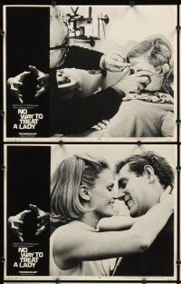 5r396 NO WAY TO TREAT A LADY 8 LCs '68 Rod Steiger, Lee Remick & George Segal!