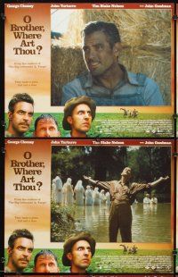 5r399 O BROTHER, WHERE ART THOU? 8 LCs '00 Coen Brothers, George Clooney, John Turturro!