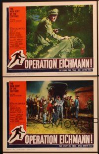 5r896 OPERATION EICHMANN 5 LCs '61 World War II, the man hunt of the century for the Nazi butcher!