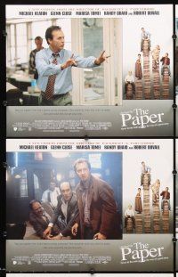 5r416 PAPER 8 LCs '94 directed by Ron Howard, Michael Keaton, Glenn Close, Marisa Tomei
