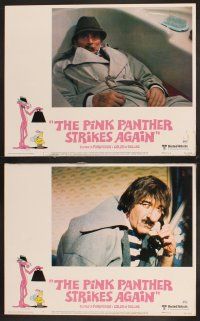 5r748 PINK PANTHER STRIKES AGAIN 7 LCs '76 Peter Sellers as Inspector Clouseau, Blake Edwards