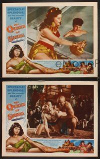 5r988 QUEEN OF SHEBA 3 LCs '53 the breathless beauty of Sheba unsurpassed in time on Earth!