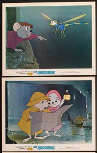 5r807 RESCUERS 6 LCs '77 Disney mouse mystery adventure cartoon from the depths of Devil's Bayou!