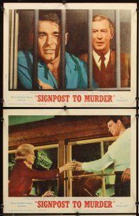 5r488 SIGNPOST TO MURDER 8 LCs '65 Joanne Woodward, Stuart Whitman, are we all potential killers?