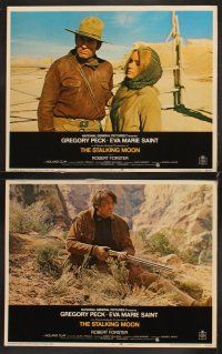 5r522 STALKING MOON 8 LCs '68 Gregory Peck, Eva Marie Saint, Robert Forster, western!