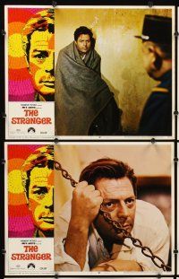 5r533 STRANGER 8 LCs '68 Luchino Visconti's Lo Straniero, Marcello Mastroianni!