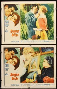 5r540 SUMMER & SMOKE 8 LCs '61 Laurence Harvey & Geraldine Page, Tennessee Williams' play!