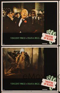 5r925 THEATRE OF BLOOD 5 LCs '73 great images of puppet master Vincent Price!