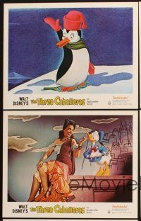 5r926 THREE CABALLEROS 5 LCs R77 great cartoon images of Donald Duck, Panchito & Joe Carioca!