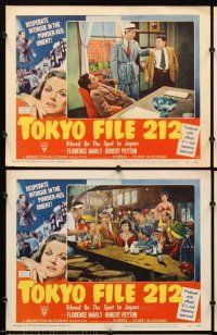 5r583 TOKYO FILE 212 8 LCs '51 secret agents in Japan, sexy Florence Marly, Korean War!