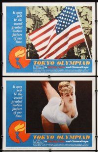 5r584 TOKYO OLYMPIAD 8 LCs '65 Kon Ichikawa's movie of the 1964 Summer Olympics in Japan!