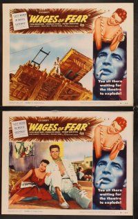 5r636 WAGES OF FEAR 8 LCs '55 Henri-Georges Clouzot's suspense classic, sexy Vera Clouzot!