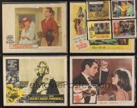 5s016 LOT OF 98 LOBBY CARDS '50 - '83 Pleasure Seekers, Secret Agent Fireball & many more!