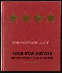 5s220 FOUR-STAR MOVIES first edition hardcover book '03 the 101 greatest films of all time!