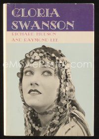 5s223 GLORIA SWANSON first edition hardcover book '70 cool biography with many photos!