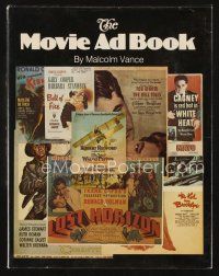 5s232 MOVIE AD BOOK first edition hardcover book '81 contains many color poster & newspaper images!