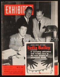 5s091 EXHIBITOR exhibitor magazine May 21, 1952 Abbott & Costello personal appearance in Philly!