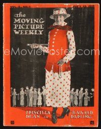 5s080 MOVING PICTURE WEEKLY exhibitor magazine February 22, 1919 2 Chaplin cartoons & Mrs. Chaplin