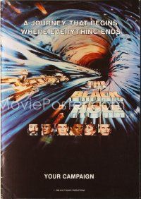 5s342 BLACK HOLE English pressbook '80 Disney sci-fi, Anthony Perkins, Forster, Mimieux, Schell
