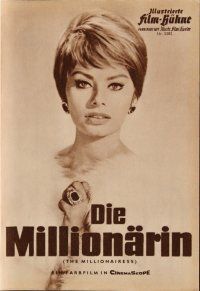 5s186 MILLIONAIRESS German program '60 different images of beautiful Sophia Loren & Peter Sellers!