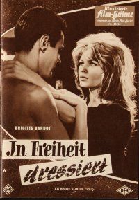 5s192 ONLY FOR LOVE German program '61 Roger Vadim, different images of sexy Brigitte Bardot!