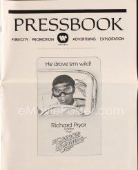 5s375 GREASED LIGHTNING pressbook '77 great art of race car driver Richard Pryor by Noble!