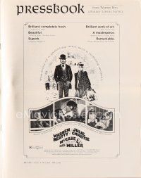 5s391 McCABE & MRS. MILLER pressbook '71 directed by Robert Altman, Warren Beatty, Julie Christie