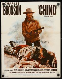 5t646 CHINO Belgian '73 Charles Bronson, Jill Ireland, Valdez il mezzosangue, cool action art!