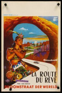 5t666 DREAM ROAD OF THE WORLD Belgian '58 Traumstrasse der Welt, The Pan-American Highway!