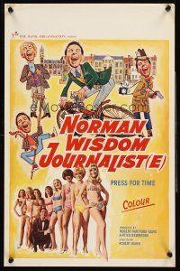 5t747 PRESS FOR TIME Belgian '66 Norman Wisdom, wacky art from English comedy!